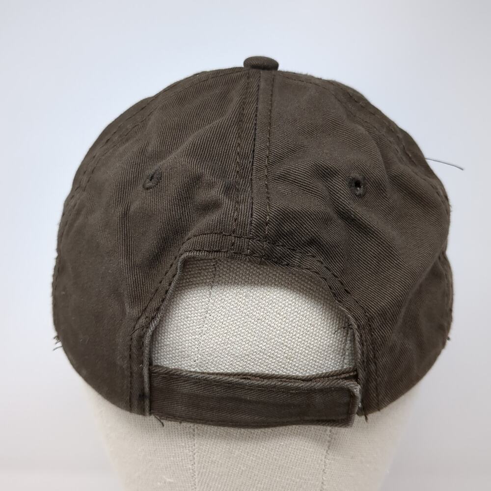 Budweiser Strapback Hat Solid Brown One Size Embr… - image 6